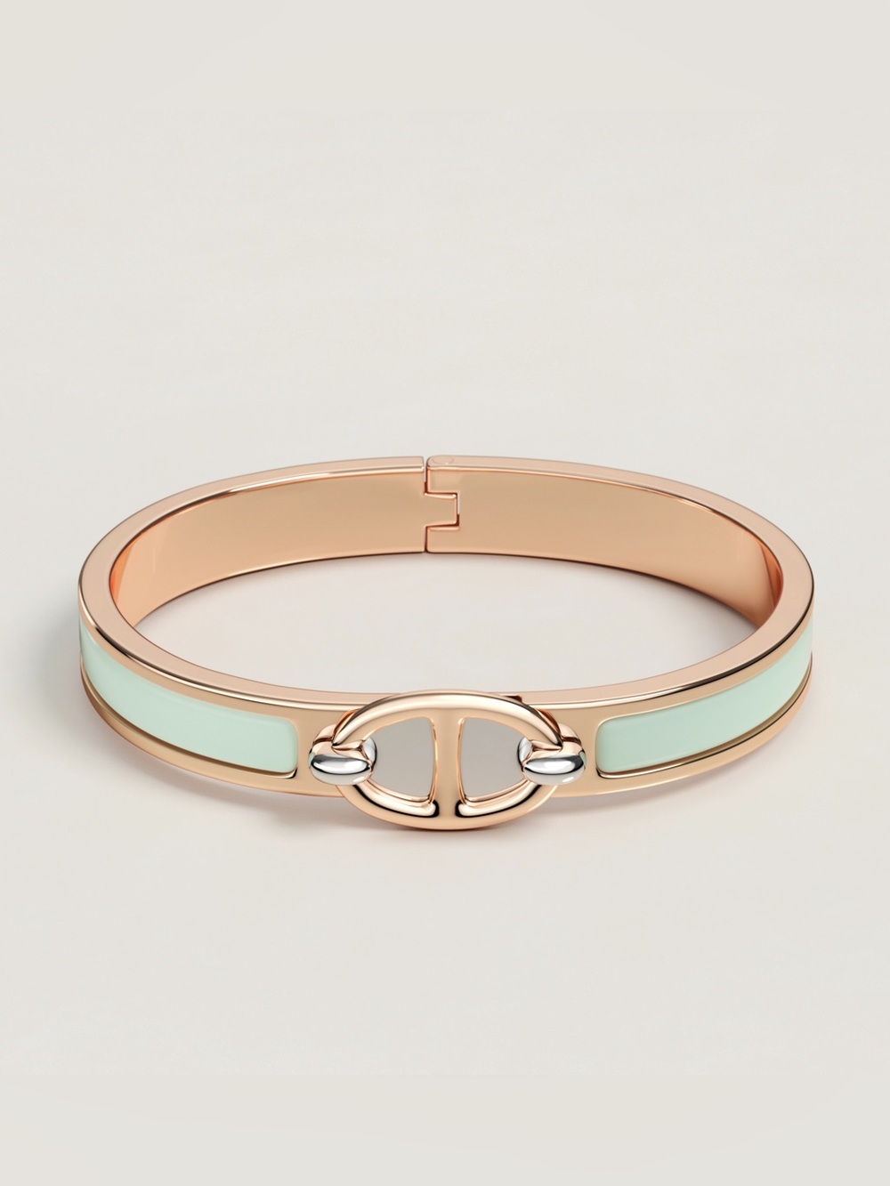 Hermes Mini Clic Chaine d’Ancre Bracelet Rose Gold